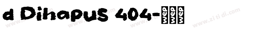 d Dihapus 404字体转换